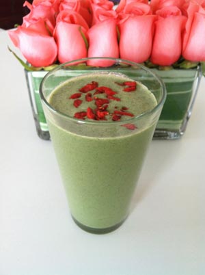 coconutmintprotein shake