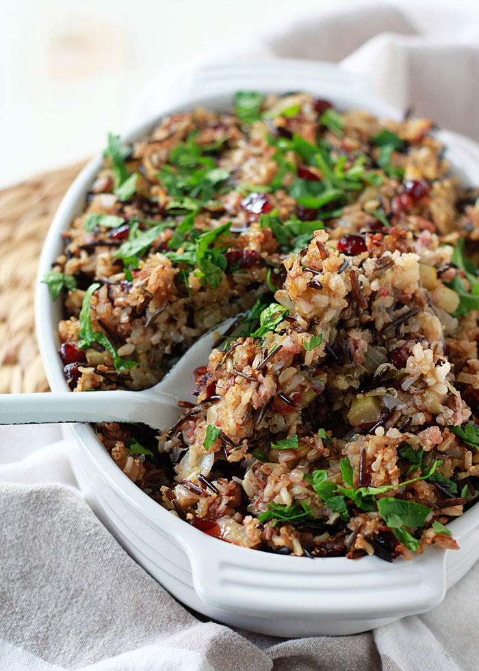 Herbed-Wild-Rice-and-Quinoa-Stuffing-modernmonklife